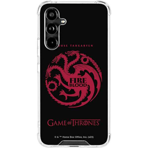Game of Thrones: House Targaryen Galaxy A54 5G Clear Case