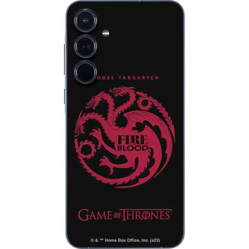 Game of Thrones: House Targaryen Galaxy A55 5G Skin