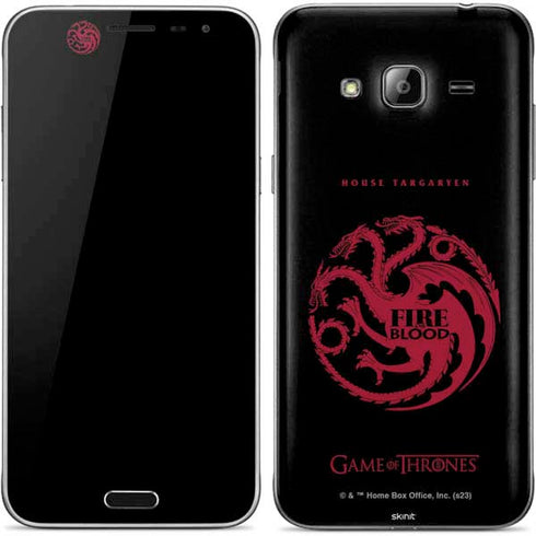 Game of Thrones: House Targaryen Galaxy J3 Skin
