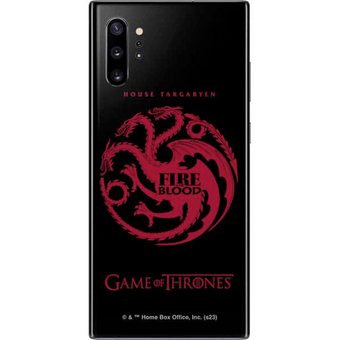 Game of Thrones: House Targaryen Galaxy Note 10 Plus Skin