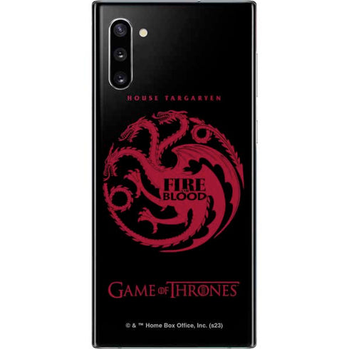 Game of Thrones: House Targaryen Galaxy Note 10 Skin