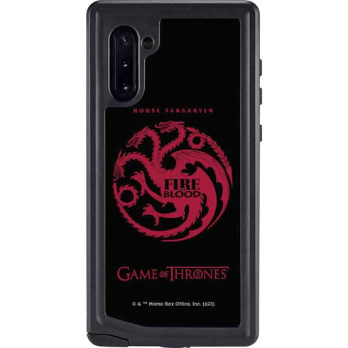 Game of Thrones: House Targaryen Galaxy Note 10 Waterproof Case
