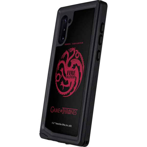 Game of Thrones: House Targaryen Galaxy Note 10 Waterproof Case