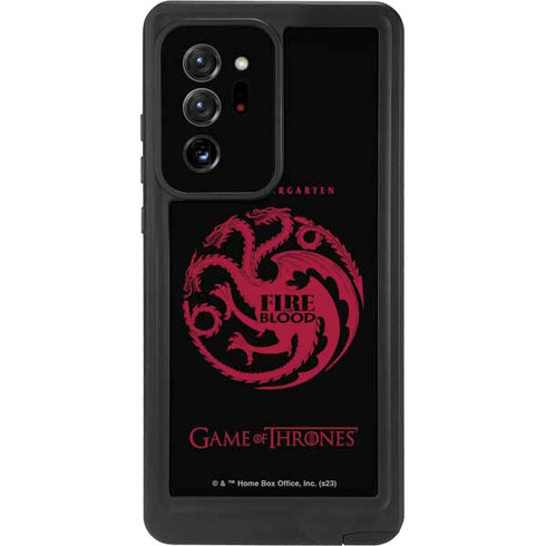 Game of Thrones: House Targaryen Galaxy Note20 Ultra 5G Waterproof Case