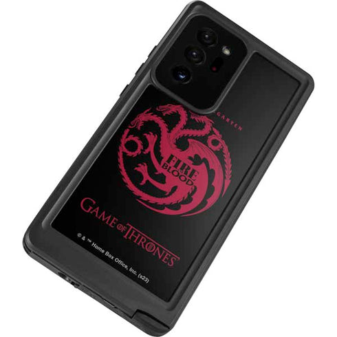 Game of Thrones: House Targaryen Galaxy Note20 Ultra 5G Waterproof Case