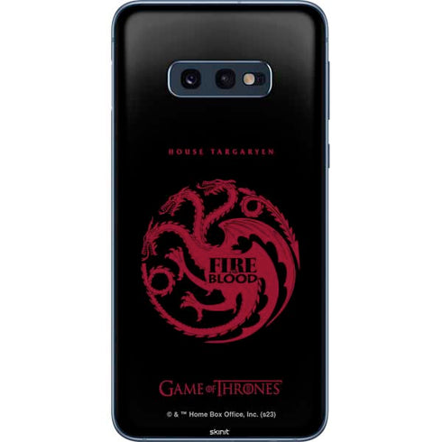 Game of Thrones: House Targaryen Galaxy S10e Skin