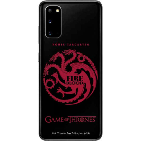 Game of Thrones: House Targaryen Galaxy S20 Skin