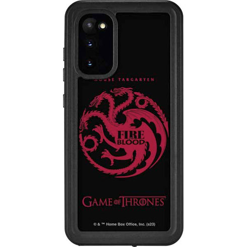 Game of Thrones: House Targaryen Galaxy S20 Waterproof Case