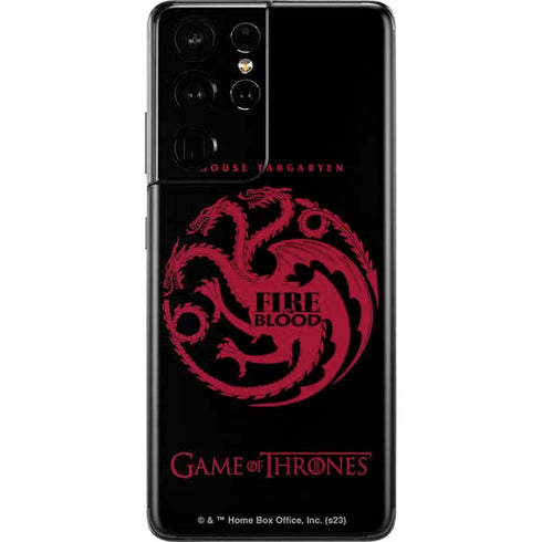Game of Thrones: House Targaryen Galaxy S21 Ultra 5G Skin