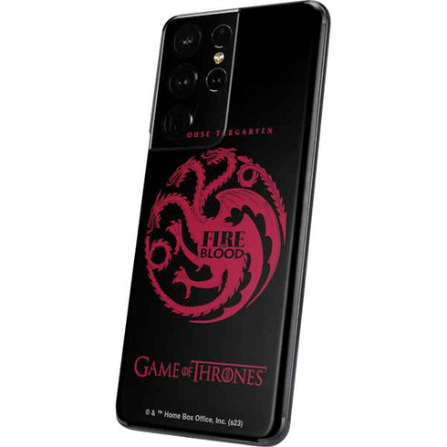 Game of Thrones: House Targaryen Galaxy S21 Ultra 5G Skin