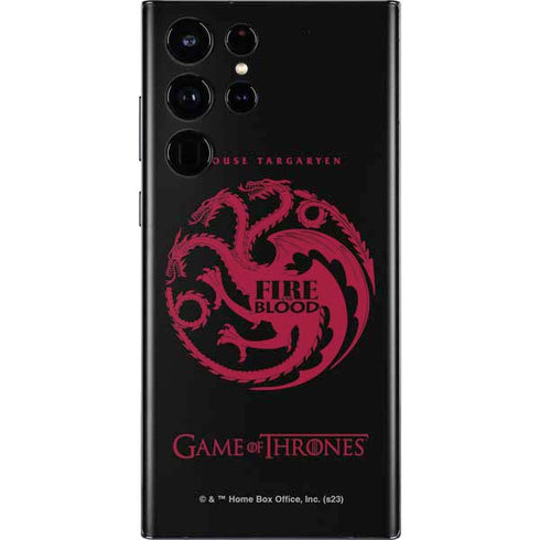 Game of Thrones: House Targaryen Galaxy S22 Ultra Skin