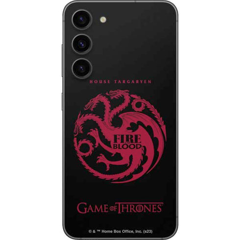 Game of Thrones: House Targaryen Galaxy S23 FE Skin