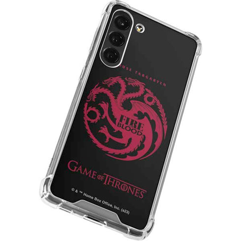 Game of Thrones: House Targaryen Galaxy S23 Plus Clear Case