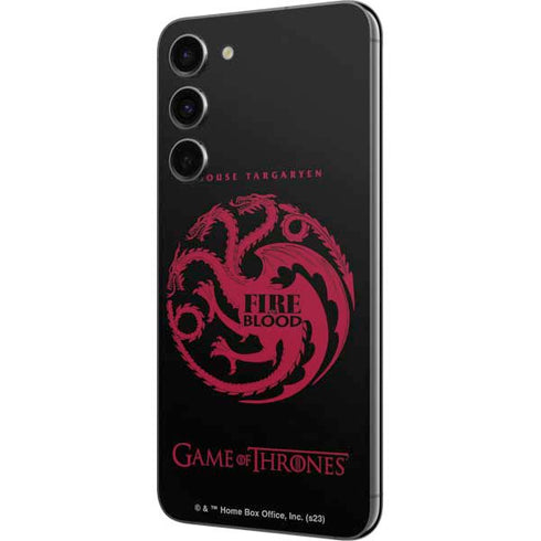 Game of Thrones: House Targaryen Galaxy S23 Plus Skin