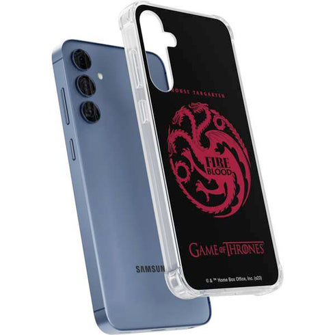 Game of Thrones: House Targaryen Galaxy S24 Clear Case