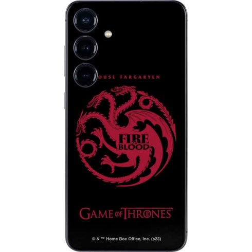 Game of Thrones: House Targaryen Galaxy S25 Skin