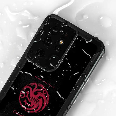 Game of Thrones: House Targaryen Galaxy S24 Ultra Waterproof Case