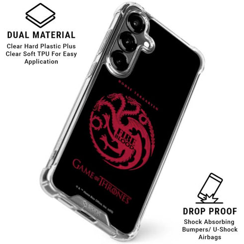 Game of Thrones: House Targaryen Galaxy S26 Plus Clear Case