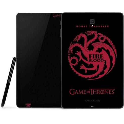 Game of Thrones: House Targaryen Samsung Galaxy Tab Skin