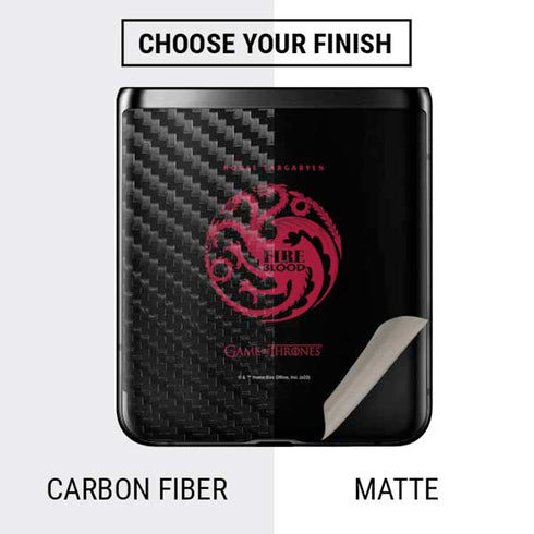 Game of Thrones: House Targaryen Galaxy Z Flip Skin