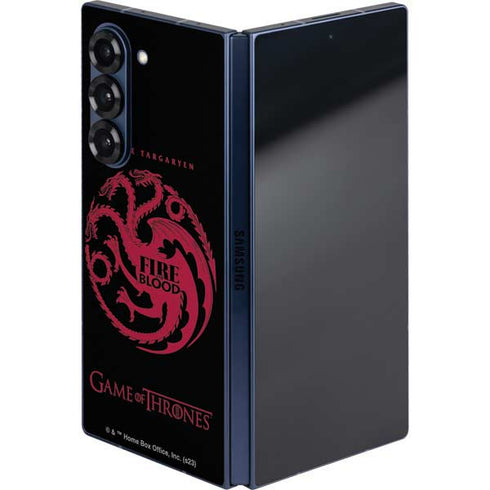 Game of Thrones: House Targaryen Galaxy Z Fold6 Skin