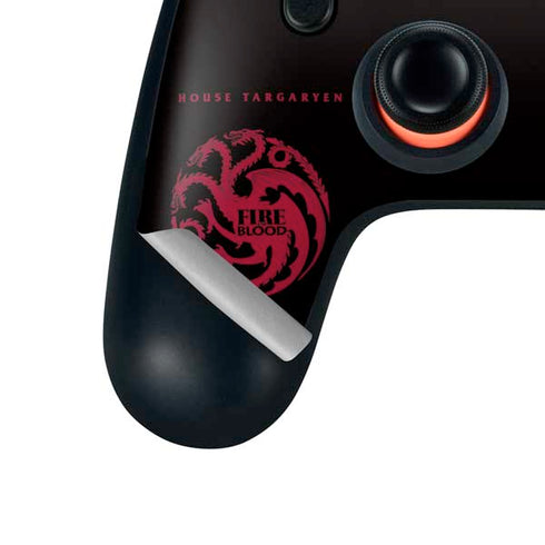 Game of Thrones: House Targaryen Google Stadia Controller Skin