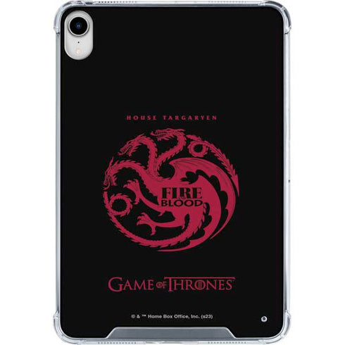 Game of Thrones: House Targaryen iPad 11th Gen (2025) Clear Case