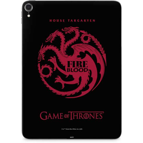 Game of Thrones: House Targaryen Apple iPad Pro Skin