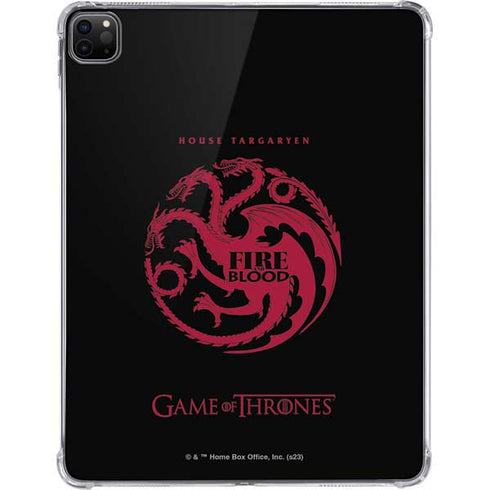 Game of Thrones: House Targaryen iPad Pro 11in (2024) Clear Case