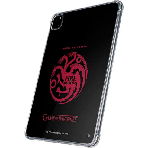 Game of Thrones: House Targaryen iPad Pro 11in (2024) Clear Case