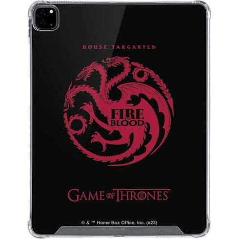 Game of Thrones: House Targaryen iPad Pro 12.9in (2020) Clear Case