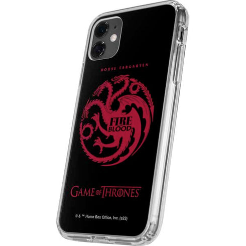 Game of Thrones: House Targaryen iPhone 11 Clear Case