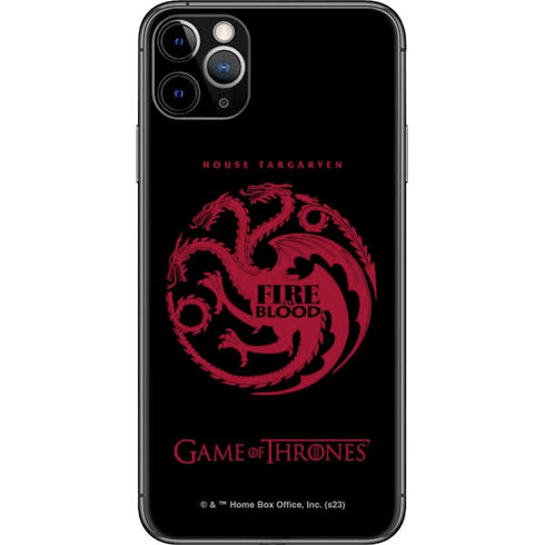 Game of Thrones: House Targaryen iPhone 11 Pro Max Skin