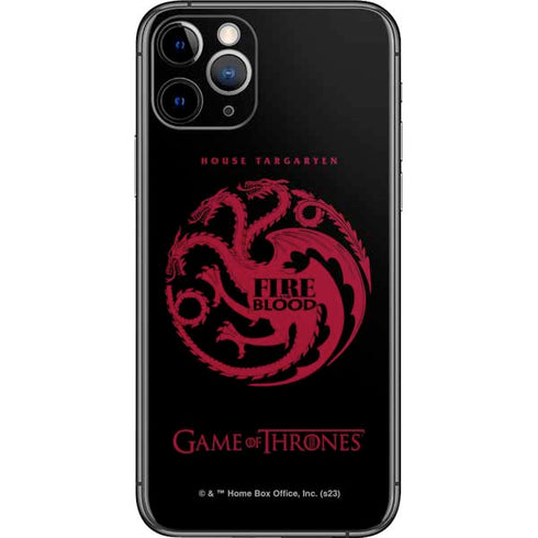 Game of Thrones: House Targaryen iPhone 11 Pro Skin