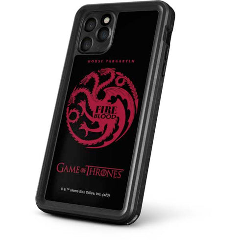 Game of Thrones: House Targaryen iPhone 11 Pro Waterproof Case
