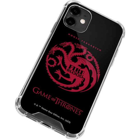 Game of Thrones: House Targaryen iPhone 12 Clear Case