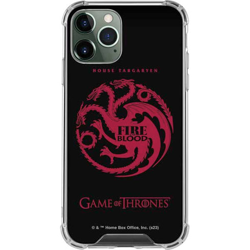 Game of Thrones: House Targaryen iPhone 12 Pro Clear Case