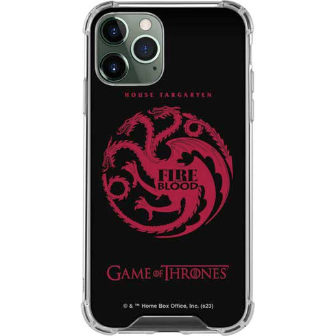 Game of Thrones: House Targaryen iPhone 12 Pro Max Clear Case