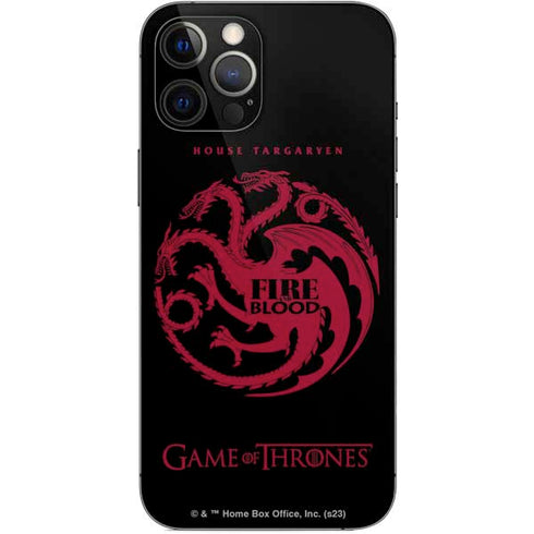 Game of Thrones: House Targaryen iPhone 12 Pro Max Skin