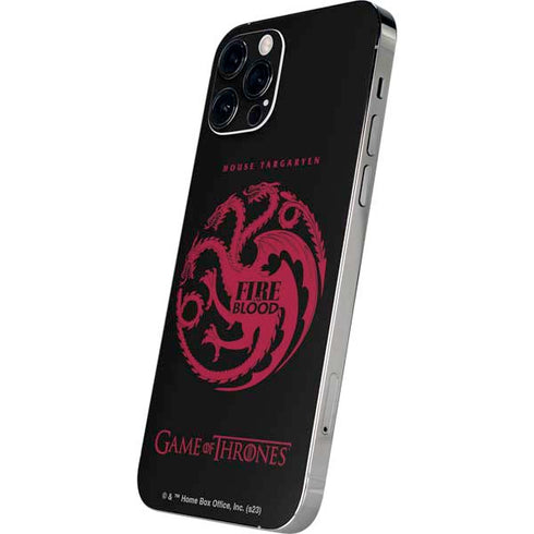 Game of Thrones: House Targaryen iPhone 12 Pro Skin