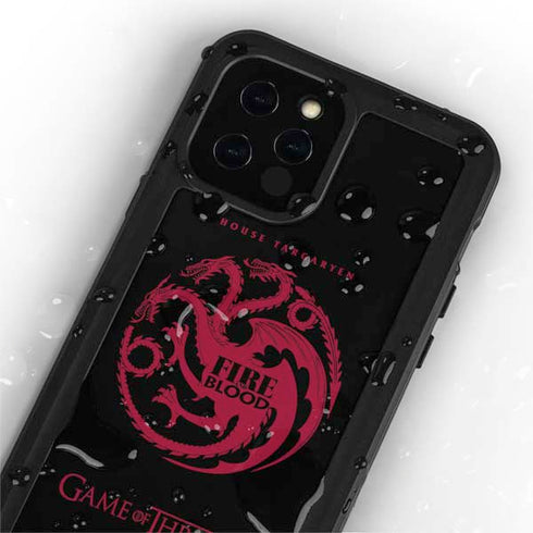 Game of Thrones: House Targaryen iPhone 12 Pro Waterproof Case