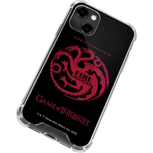 Game of Thrones: House Targaryen iPhone 13 Clear Case