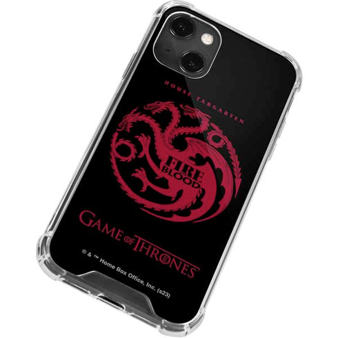 Game of Thrones: House Targaryen iPhone 13 Mini Clear Case