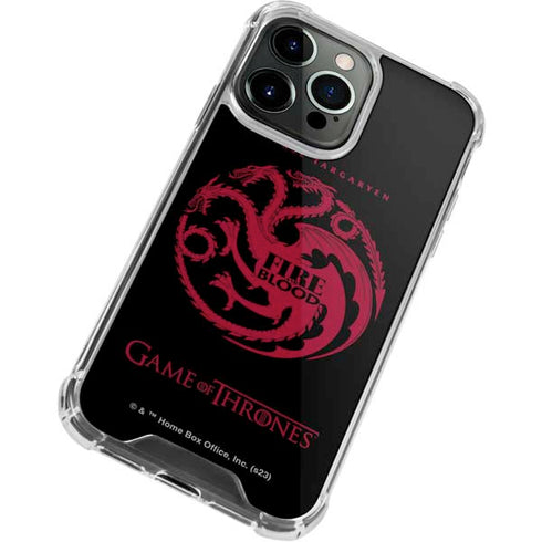 Game of Thrones: House Targaryen iPhone 13 Pro Clear Case