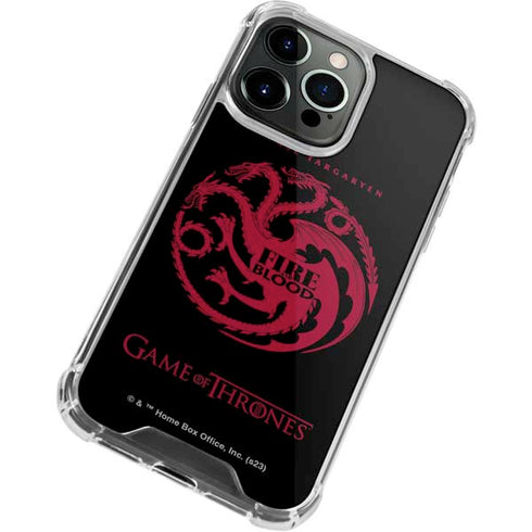 Game of Thrones: House Targaryen iPhone 14 Pro Max Clear Case
