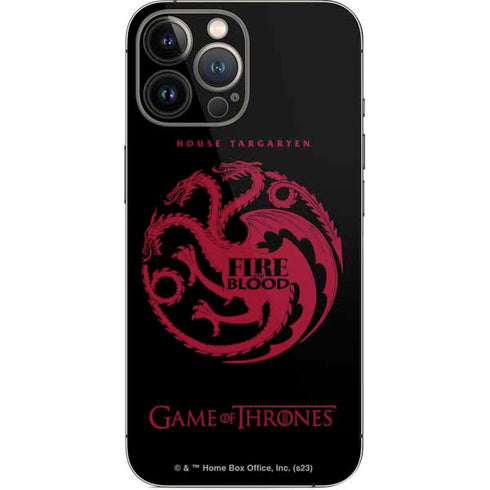 Game of Thrones: House Targaryen iPhone 14 Pro Max Skin