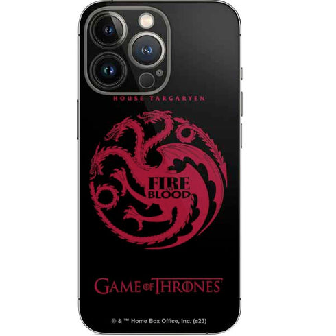 Game of Thrones: House Targaryen iPhone 14 Pro Skin