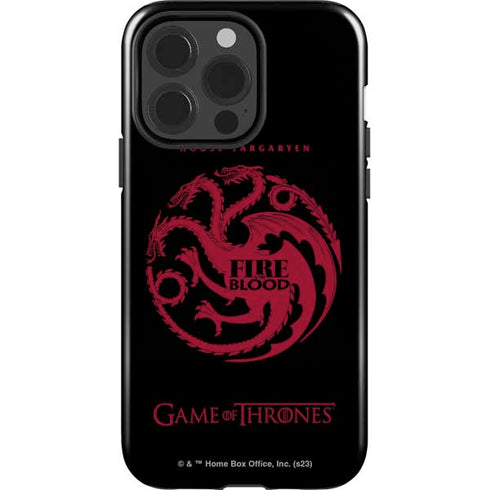 Game of Thrones: House Targaryen iPhone 15 Pro Impact Case