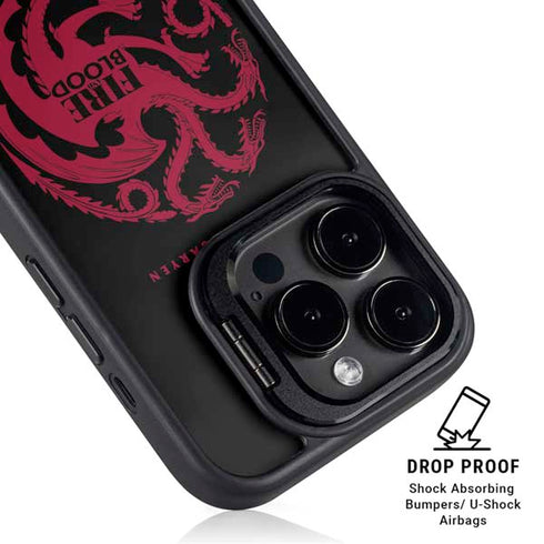 Game of Thrones: House Targaryen iPhone 15 Pro Kickstand Case
