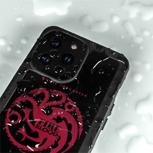 Game of Thrones: House Targaryen iPhone 15 Pro Waterproof Case